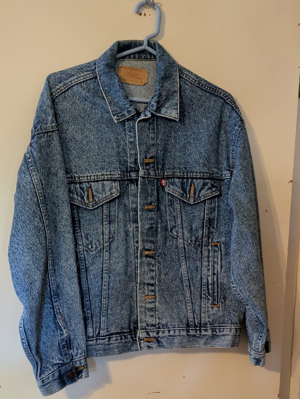 Levi's Light Blue Acid-Wash Denim Jacket